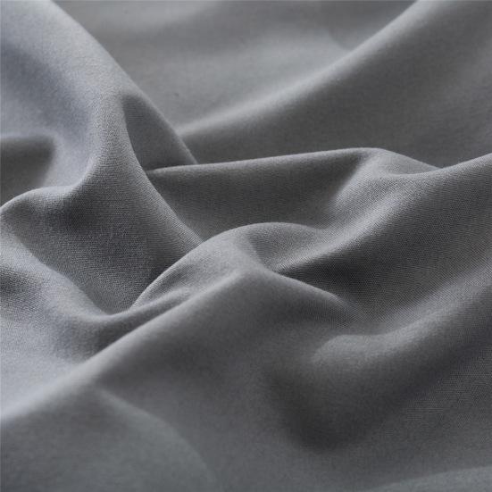 Talos 2Pcs Solid Color King Queen Pillow Case Home Bedroom Bed Cushion Cover Decor