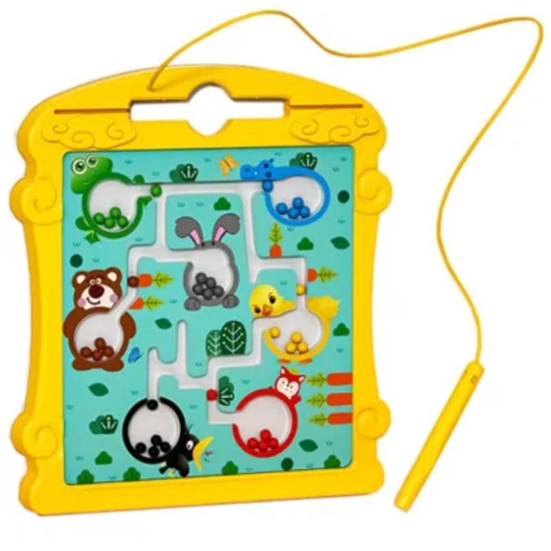 

Magnetic Maze Board Sorting Games Moving Beads Fine Motor Training Sensory Learning Montessori Parish Educational Toys for Kids