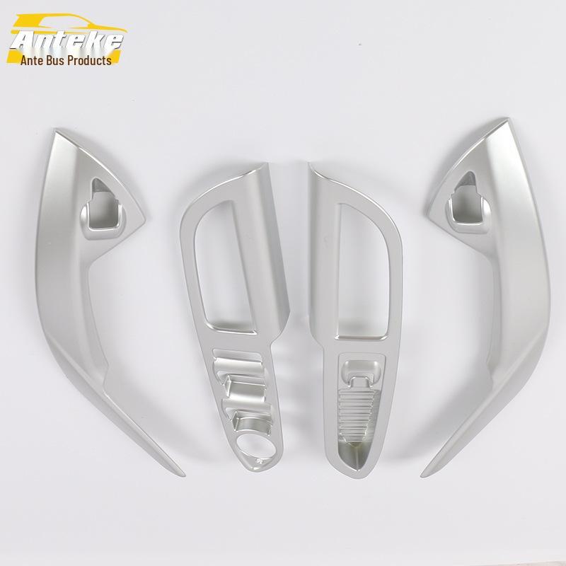 Decorative Glass Switch Frame for 17 Ford Kuga Models: Car Door Window Armrest Patch Accessory.