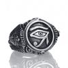 Egyptian Pharaoh's Eye of Horus Ring Men's Domineering Ring