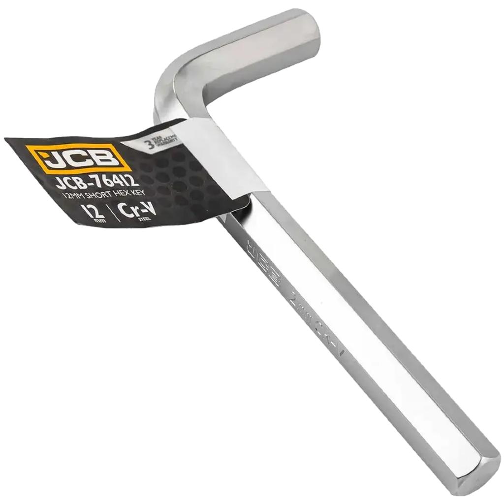 JCB Allen Key HEX CRV 12mm 6-point L-type