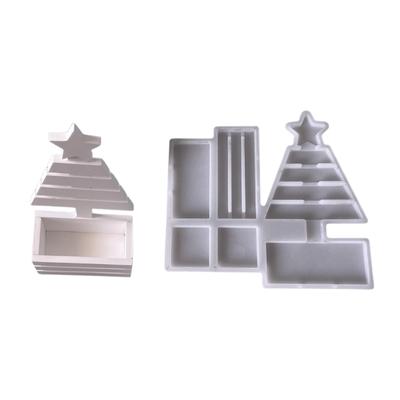 Christmas Tree Planter Silicone Mold For Resin Crafts DIY Holiday Decoration Jewelry Making Tool Food Grade Material