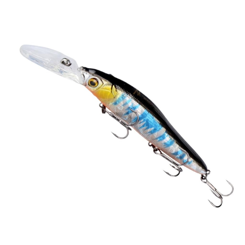 Fishing Lure Hard Bait Minnow Long Lip Deep Diving 0-3m Artificial Bait for Sea Bass Grouper and Predatory Fish Fishing Tackle