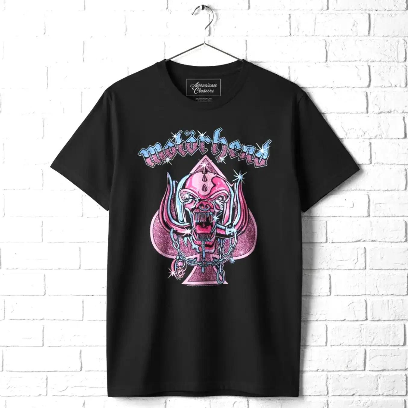 Motorhead Sparkling Pink Warpig Men s T Shirt S