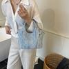 Denim Handbag Casual Versatile Bucket Bag New Large Capacity Shoulder Bag Fashion Messenger Bag
