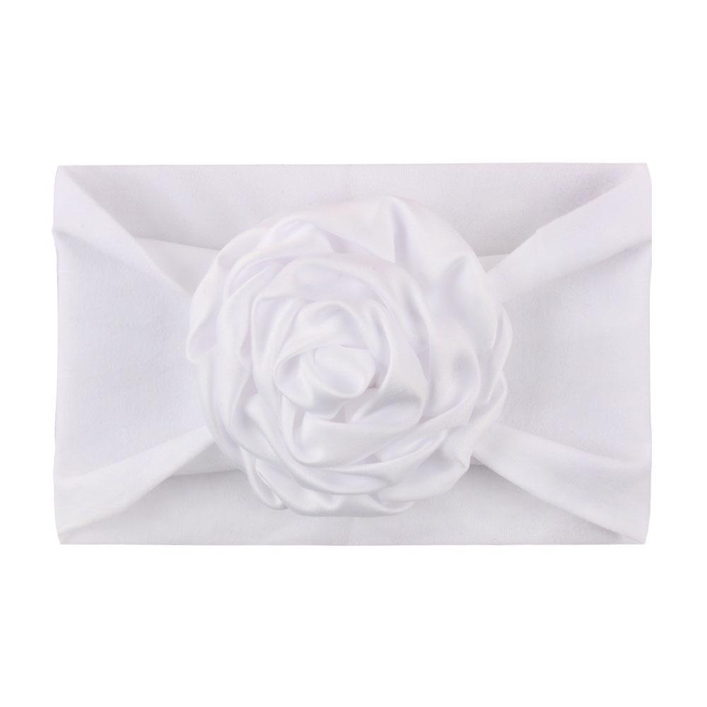 

Удобная нейлоновая детская повязка на голову: Мягкий дизайн с цветочной лентой