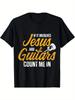 NEW LIMITED Christian Guitarist Jesus Church Worship GuitarT-Shirt