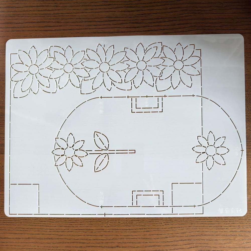 Patchworks Sewing Stencil Plastic Patchworks Tool For DIY Crafting Art 289