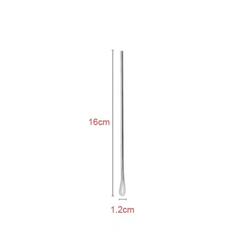 1PC Long Handle Teaspoon 304 Stainless Steel Mixing Spoon Tableware Coffee Tea Spoons Dessert Ice Cream Scoop Bar Tools