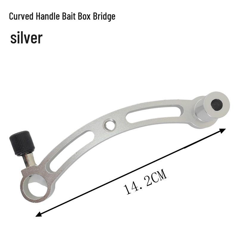 Aluminum Alloy Fishing Chair & Box with Universal Bait Tray and Rod Holder