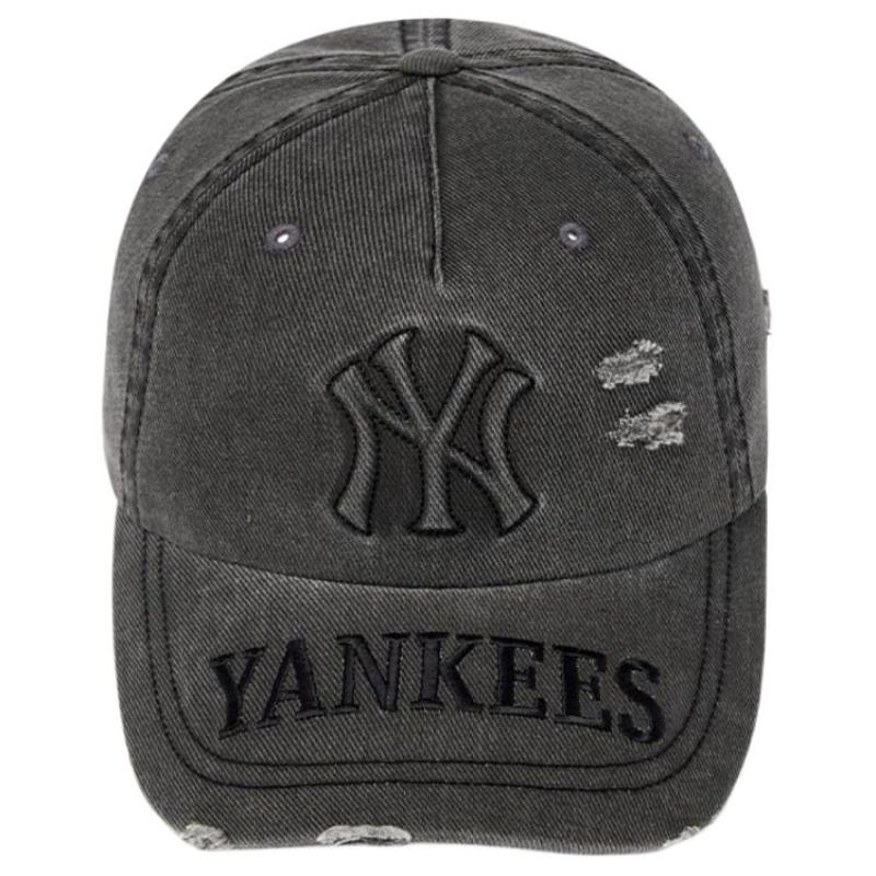 MLB Cotton Baseball Caps Unisex Dark Gray Fashion 3ACPV295N-50CGS