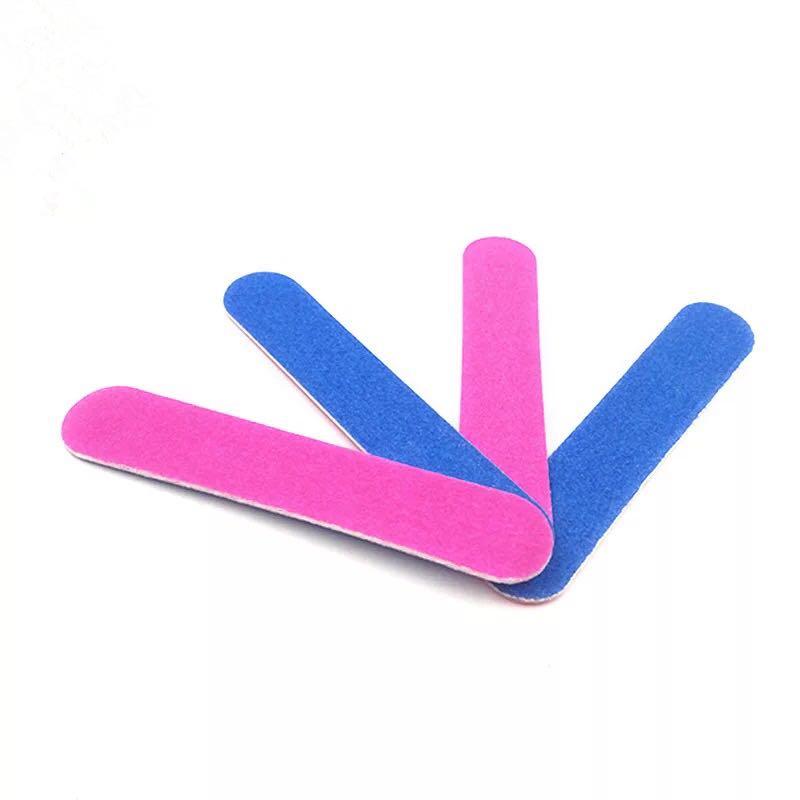 Nail file, manicure strips, mini sanding sand strips, wood chips, coarse sand, double-sided manicure tools, spot manicure