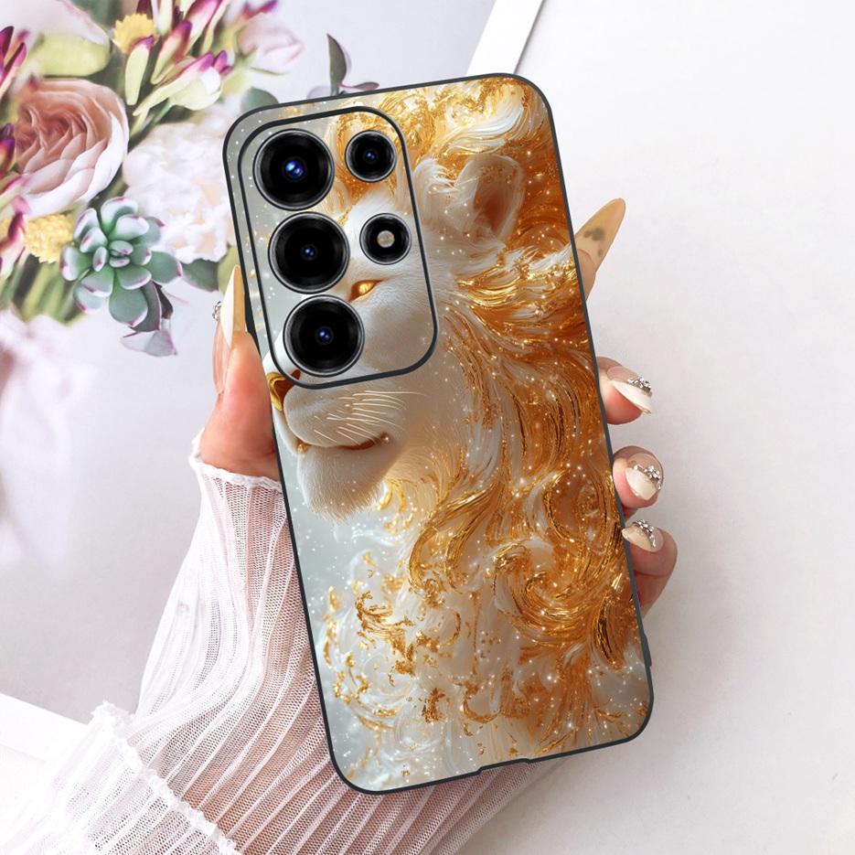 For Itel Super 26 Ultra Case S688LN Cute Lion Fashion Painted Cover Soft TPU Phone Case For Itel S26 Ultra Super 26Ultra 5G Bags
