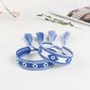 Women's Fashion Hand-Woven Lucky Evil Eye Bracelet with Tassel and Embroidery