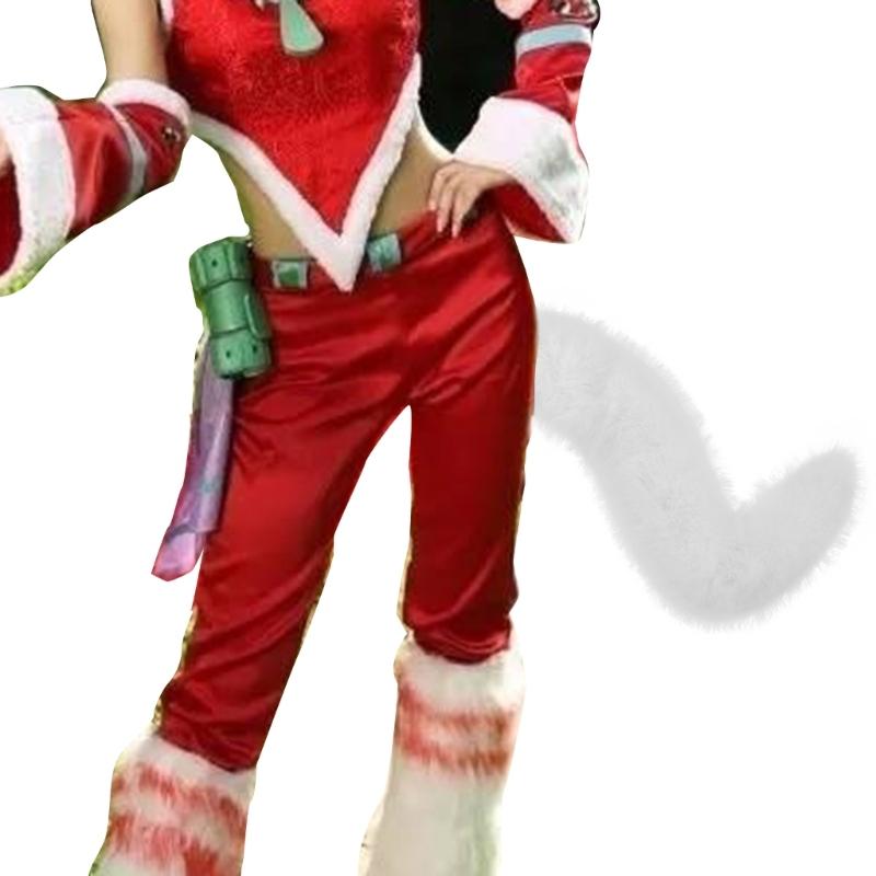 Adjustable Lolitas Faux Furs Tail for Cosplay Halloween Party Costume Anime Prop