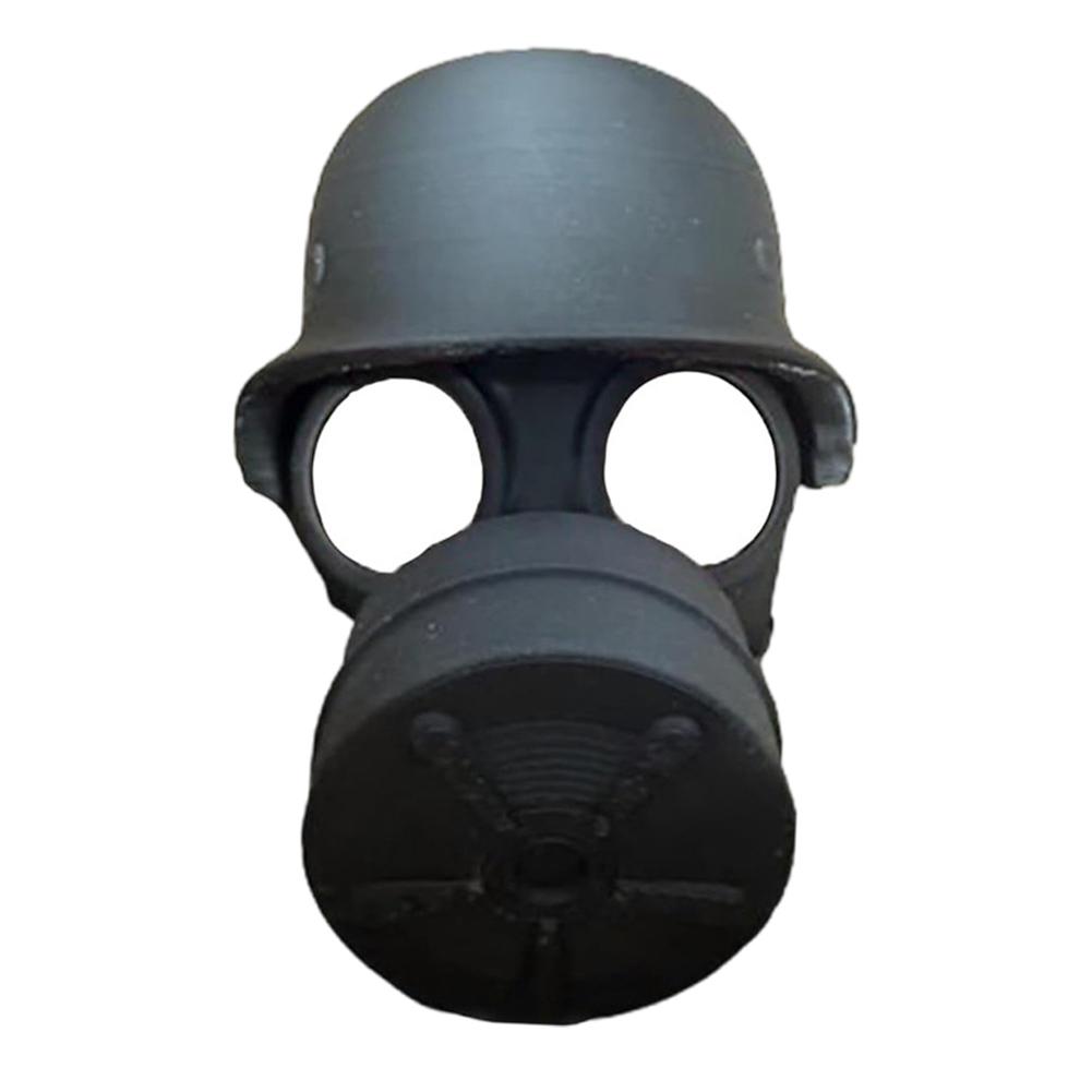 Trailer Hitch Cover Car Dust Plug Cover Hook with Helmet and Gas Mask Trail Hitch Cover Prevent Receiver Tube From Rusting