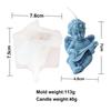 Silicone 3D Angel Candle Mold: Human Body with Wings for Aromatherapy Ornaments