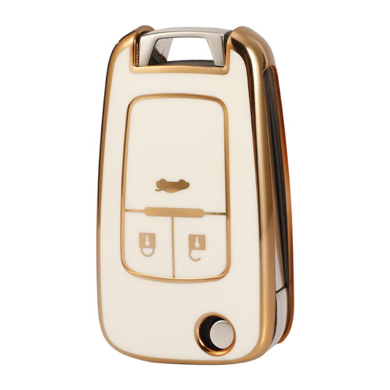 For Buick Yinglang Car Key Set GT LaCrosse Encora Folding Protective Case Chevrolet Malibu Buckle