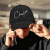 True Patriot Embroidered USA Flag Black Trucker Hat