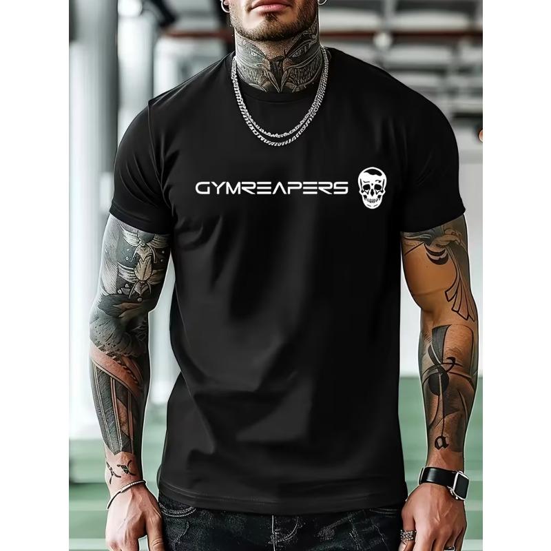 

Men S T-Shirt - a Blend of Modern Urban Style, Comfort, Softness, Warmth, Trendy Fabric, And Eye-Catching Prints, Perfect for Summer Hip-Hop Looks 4XL чорний
