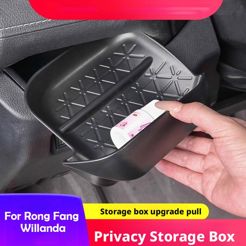 Driver's Drawer Box Driver Side Drawer Organizer Storage For Toyota RAV4 2020-2025 Center Console Interior Insert Organizer Q0M9