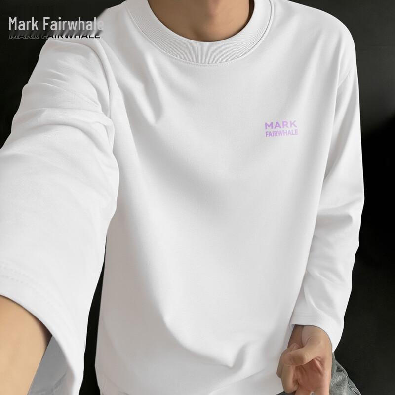 Mark Fairwhale Men's Casual Cotton Long Sleeve T-Shirt