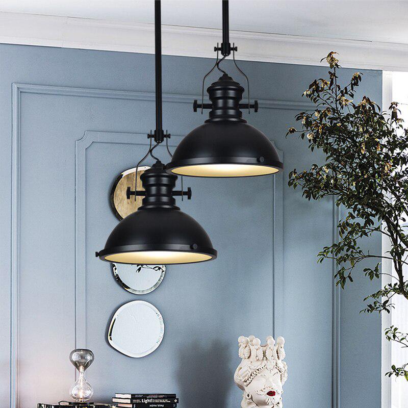 3 style Loft retro Industrial hanging Hardware metals pendant lamp vintage E27 LED lights Kitchen