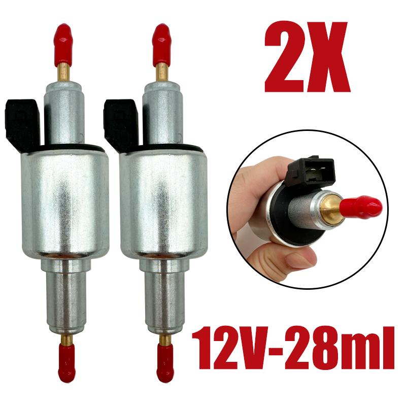 2X 12V/24V Car Air Diesel Parking Heater Oil Fuel Pump Pulse Meter Pump For Webasto Eberspacher 2KW 5KW 8KW 22ml 28ml 35ml 65ml
