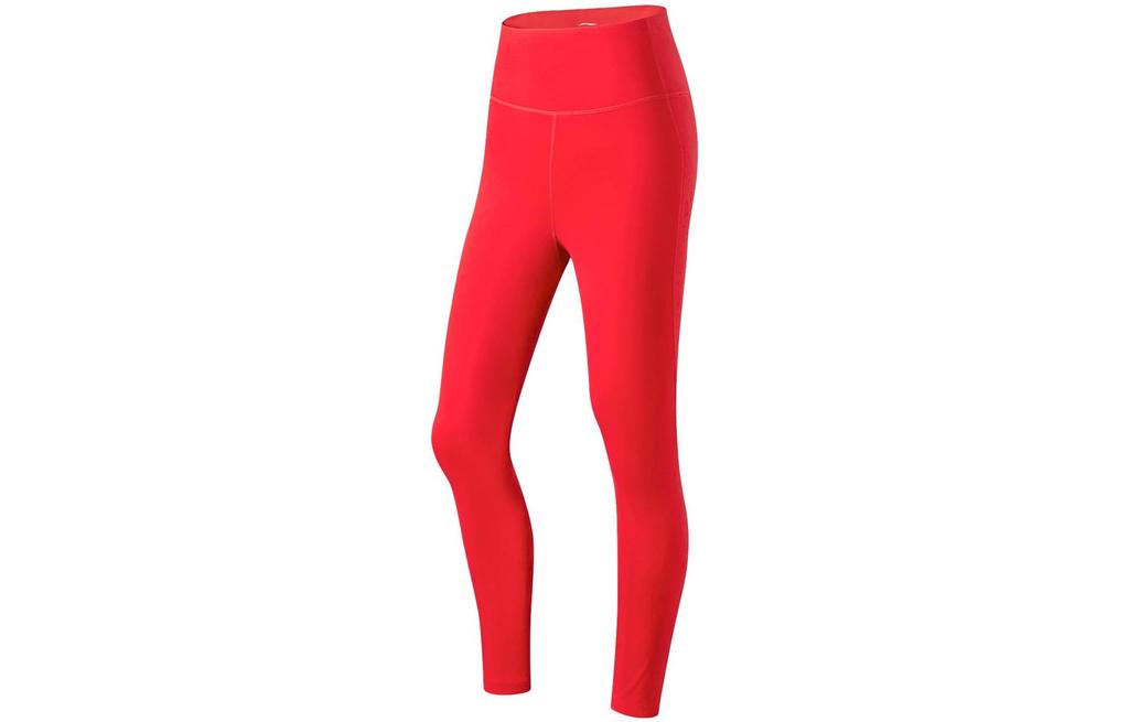 Li Ning Fitness Series Sports Pants Women's Red AULT010-8