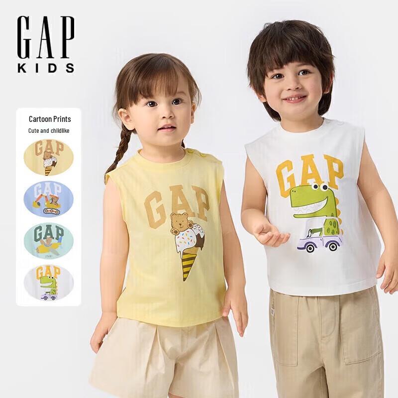 

Gap Toddler Print Logo Cotton Vest 100/52