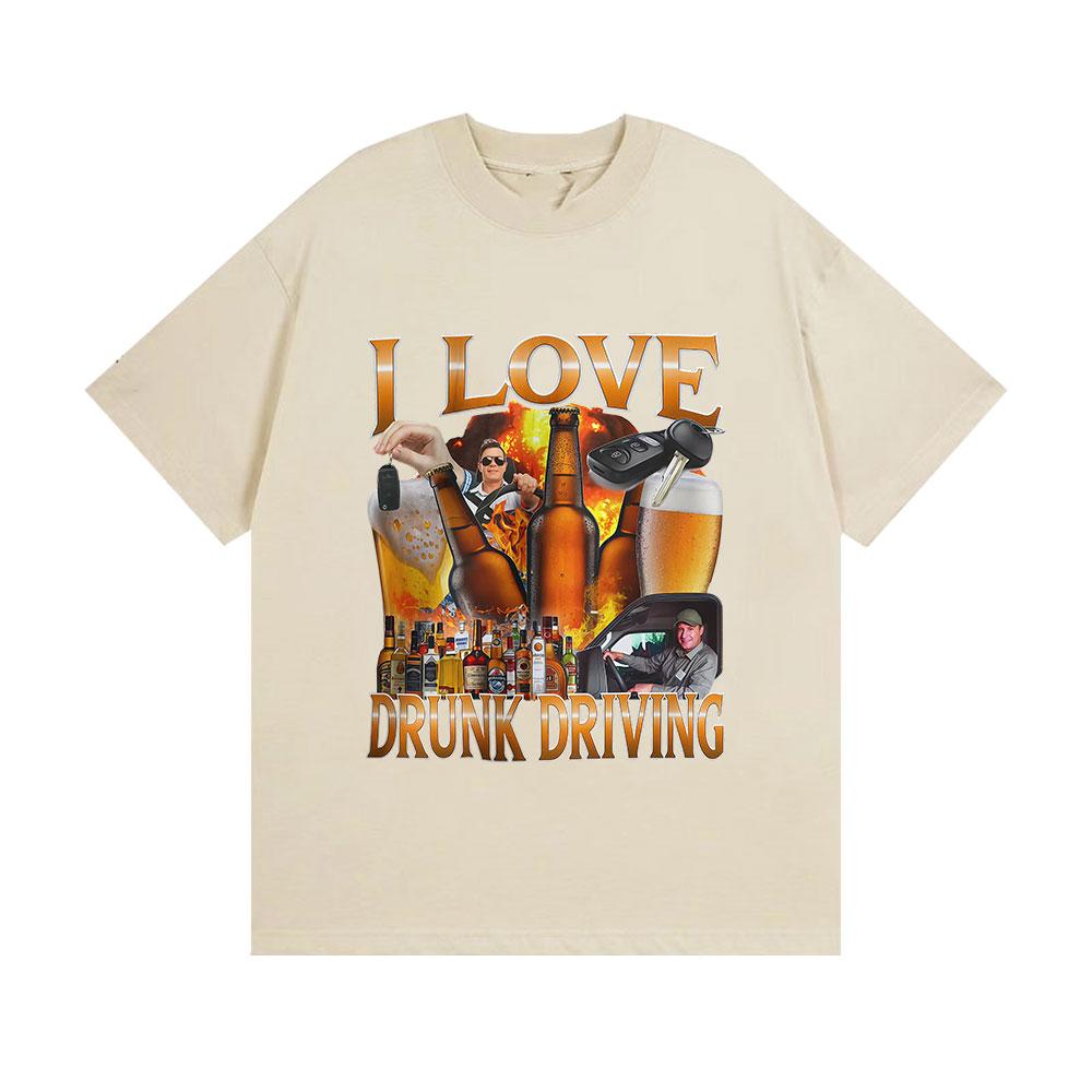 Funny Beer Lover Drinking Humor Present Meme Printed T-Shirt Women Fashion T Shirts Summer Round Neck Short Sleeve Clothing