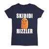 Skibidi Rizzler Meme Funny Brainrot Rizz Alpha Gen Ladies' Crewneck T-Shirt Unisex T-Shirt
