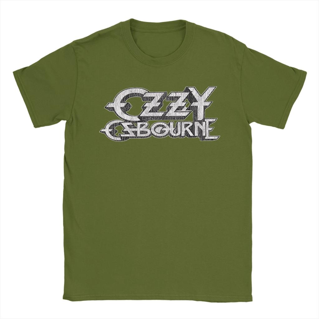 Ozzy Osbourne T-Shirt Men  Funny Cotton Tees Round Neck Short Sleeve T Shirt Printing Tops