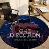 1pc One Direction Music Band Office Round Area Rug, Under Office Chairs Bedroom Living Room Home Decor  a1016259