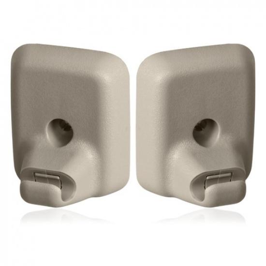 2x Зажим-держатель для солнцезащитного козырька цвета Camel Tan для Ford 2009-2014 F-150