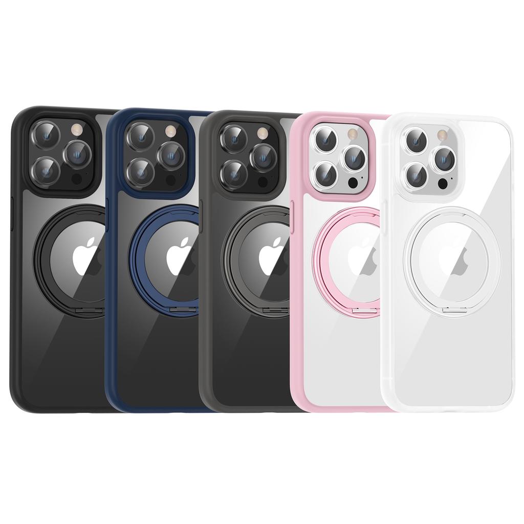 For iPhone 13 Pro PC+TPU Phone Cover Compatible with MagSafe Kickstand Back Case