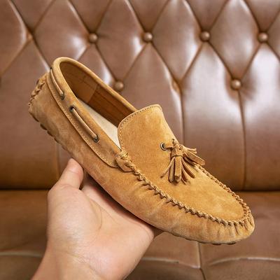 Moda Erkek Makosen Yumuşak Mokasenler Yüksek Kalite İlkbahar Sonbahar Hakiki Deri Ayakkabılar Erkek Sıcak Düz Ayakkabılar Sürüş Ayakkabıları