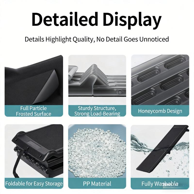Large Dog Special Pet Stairs Folding Anti-slip PP Material Car Household Climbing Ladder Pet Access Tool Pet Supplies Staircase