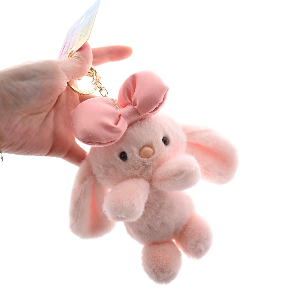 Cute Plush Toy Doll Creative Bunny Key Chain Birthday Present Bag Pendant