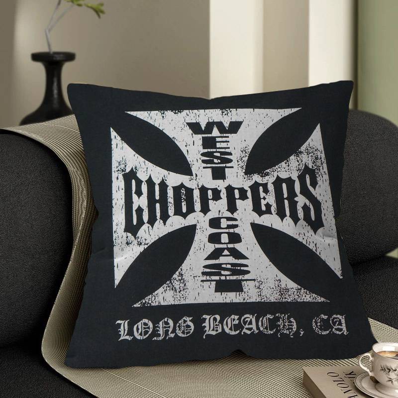 West Coast Choppers Pillowcase Toon Gift Cushion Cover Bedroom Home Sofa Chair Seat Decor Pillow Case
