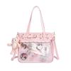 New Original Y2K Ita Bag Subculture Punk Goth Pu Large Capacity Crossbody Bag J Girls JK Uniform Shoulder Bag Ulzzang Itabag