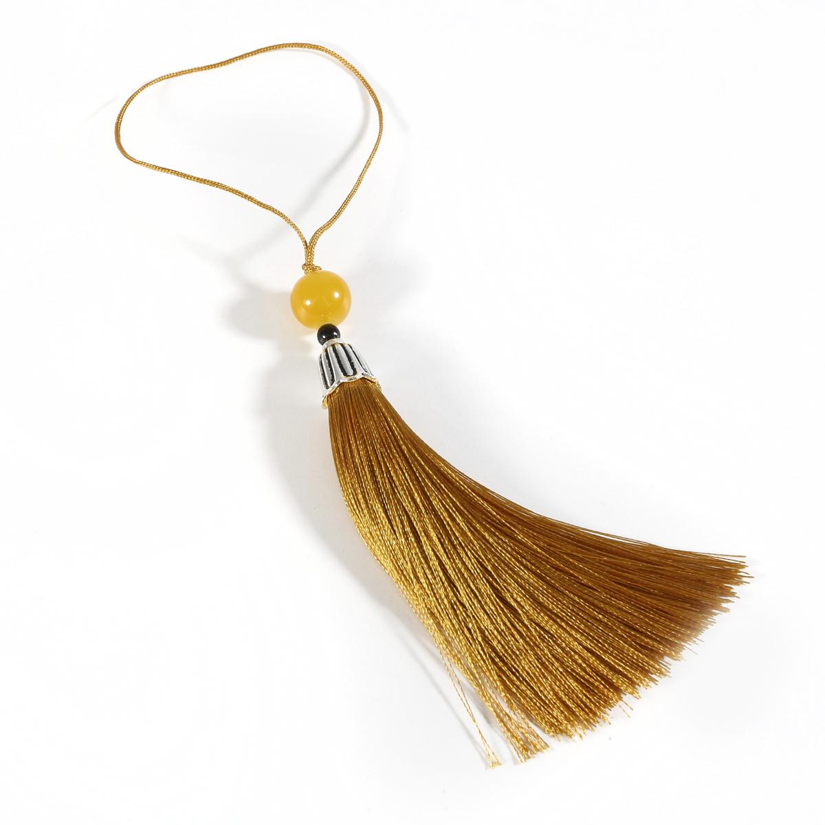 

Шелковые шнуры с кисточками с металлическими колпачками, бусины, подвеска с кисточками, подходят для самостоятельного изготовления ювелирных изделий