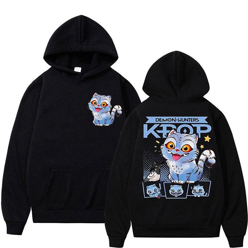 Popular Autumn and Winter Tiger Hoodies for Men and Women, Harajuku Hip-hop Y2k Hoodies, Casual, Loose, Warm Streetwear