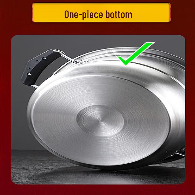 ZISIZ 27cm Food Grade Stainless Steel Steamer Pot