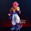 25cm Dragon Ball Gogeta Anime Figures Super Saiyan 4 Gogeta Figures Ssj4 Model Pvc Statue Doll Collection Decoration Toys Gift