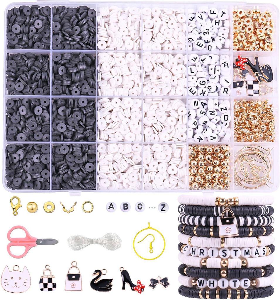 Cross-Border Polymer Clay Beading Set: DIY Bracelet Accessories & Loose Beads