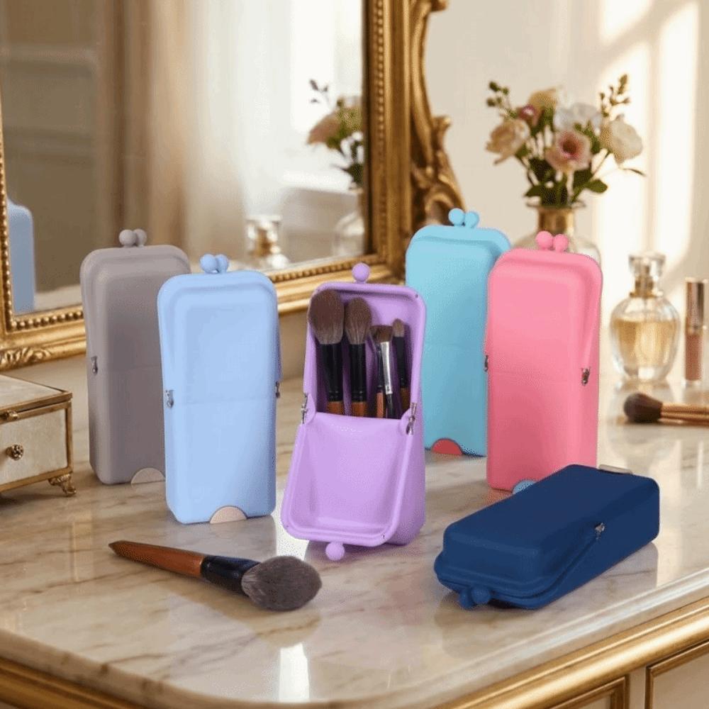 Large Capacity Makeup Brush Storage Bag Vertical Toiletry Storage Box Stationery Box  for Home