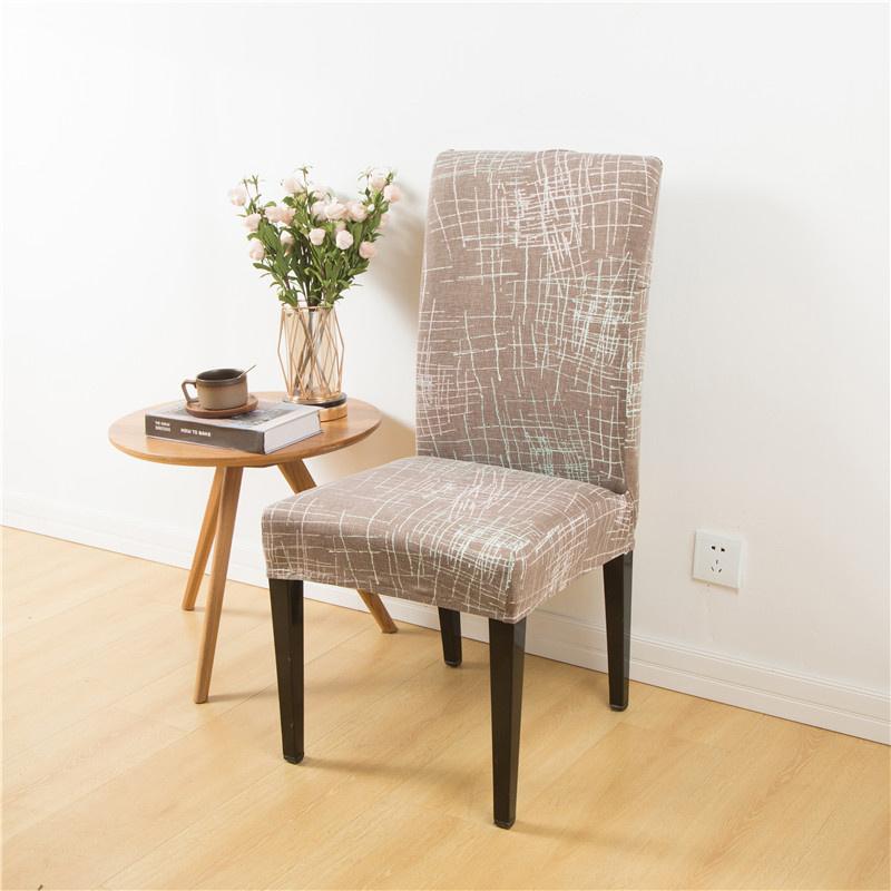 Stretch Stuhlhussen Bedruckte Elastische Stuhlhusse Spandex Überwürfe Für Esszimmer Hochzeit Bankett Hotel Bürostuhl