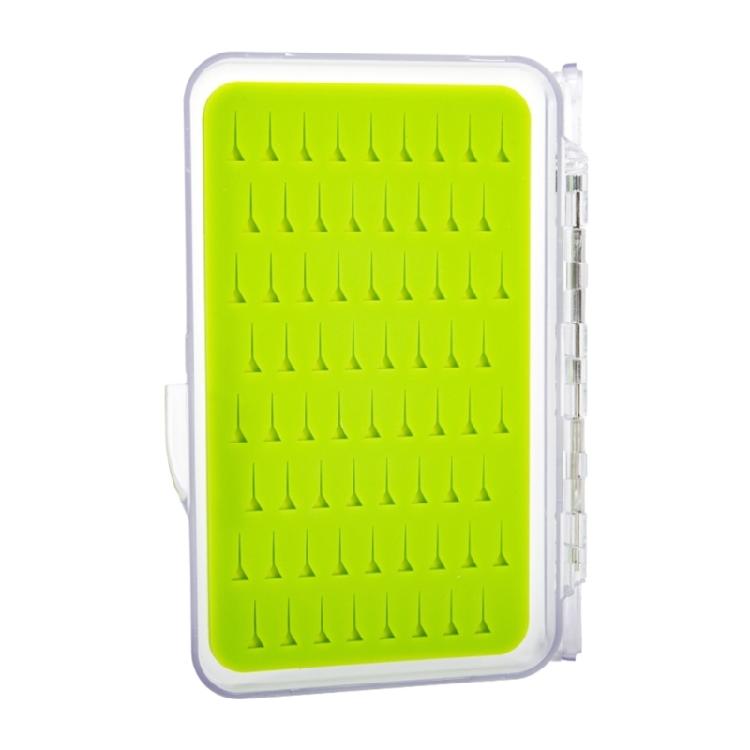 Fly Fishing Hook Box with Silicone Pad Waterproof Fishing Gear, 2 Size Optional
