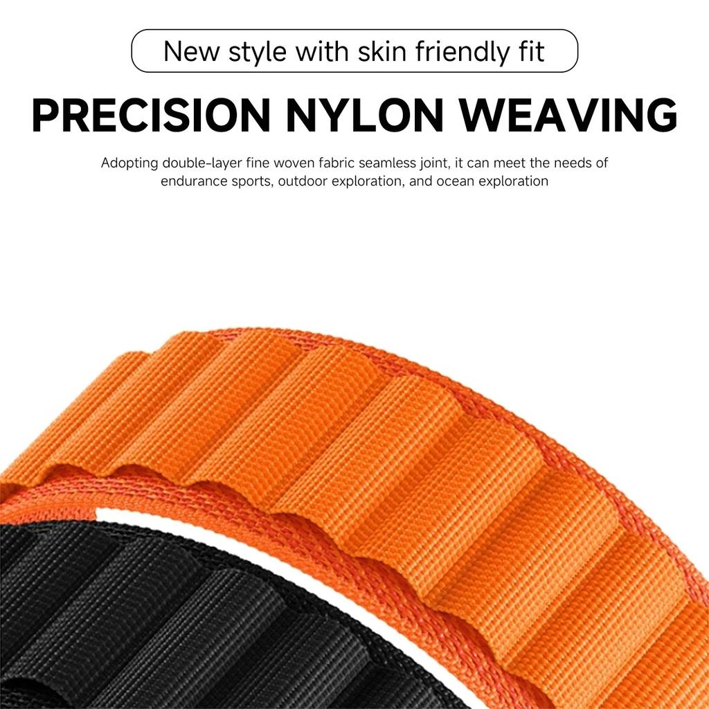 Alpine Nylon Loop Strap for For Xiaomi Redmi Watch 4/5 Adjustable Elastic Bracelet Watchband For Mi Band 8 Pro/9 Pro Accessories